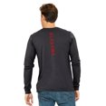 thumbnail image 2 of Daxton Premium Script Cities Long Sleeves Tshirt Soft Med Weight Cotton, Alabama-Black Red, 3XL, 2 of 3