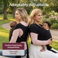 thumbnail image 5 of Momcozy Baby Wrap Carrier,  Adjustable Baby Carriers for Newborn to Toddler 7–44 lb (about 0–36 months), Black, 5 of 9