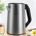 thumbnail image 1 of Double Wall Electric Tea Kettle 2L, 900W Automatic Power Off Stainless Steel Electric Kettle Hot Water Boiler Teapot Boiler,  Fast Boiling, Auto Off, Keep Warm, 1 of 7