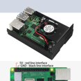 thumbnail image 2 of Carcasa protectora de aluminio para Raspberry Pi 4 Modelo B, color negro, 2 of 5