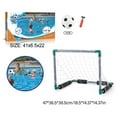 thumbnail image 3 of SIEYIO 2 in 1 Sport Poolsides Outdoor Swimming Pool Basketballs Hoop Pool Football Set, 3 of 13