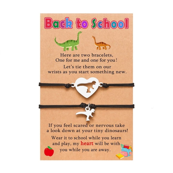 First Day Of School Bracelets With Card Set For Best School Season Bracelet The Best Gift For Your Kids