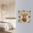 thumbnail image 4 of Yayeee Toggle Light Switch Wall Plate 2-Gang 4.56"x4.48" Decorative Outlet Cover, Floral Cow, 4 of 7