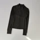 thumbnail image 1 of Chaqueta deportiva con cremallera para mujer, trajes de Yoga, entrenamiento ajustado para trotar, cárdigan de manga larga de secado rápido, Top, 1 of 6