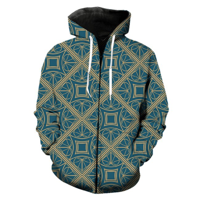 Sudadera con capucha y cremallera para hombre, diseño abstracto, ropa de calle de gran tamaño, manga larga, estampado 3D, informal, con capucha, chaquetas, tops de primavera, Harajuku
