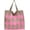Pink, variant on Kukuzhu Knitted Tote Bag Womens Large Shoulder Bag Vintage Woven Portable Handbag Travel Purses Shopping Bag for Work Beach