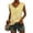 Yellow, variant on WMQPNNS Womens Trendy Tank Tops Summer Casual V Neck Sleeveless Striped Shirts Ladies Loose Fit Camis, Black, Size XL