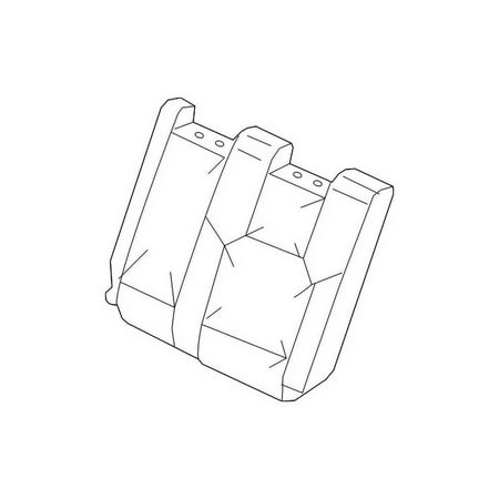 Genuine OE Honda Cover, L Rear Seat-Back Trim *NH167L* (Graphite Black) - 82521-SZA-A01ZB Fits select: 2009-2011 HONDA PILOT LX
