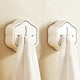 thumbnail image 1 of Ganchos Adhesivos Beige para Toallas | Montaje En Pared Sin Taladro | Paquete de 6 Ganchos de Abs Sin Perforaciones para Toallas y Paños, Ideales para Cocina, Baño y Almacenamiento En Puertas, 1 of 7