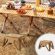 thumbnail image 1 of Fiudx Ofertas del día Taburete plegable pequeño para acampar al aire libre Taburete pequeño conciso para adultos Taburete de plástico portátil para acampar Taburete para pescar, 1 of 7