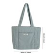 thumbnail image 3 of Bolso de hombro de nailon para mujer, Bolso informal con axila hinchada, Bolso de compras femenino versátil, 3 of 8