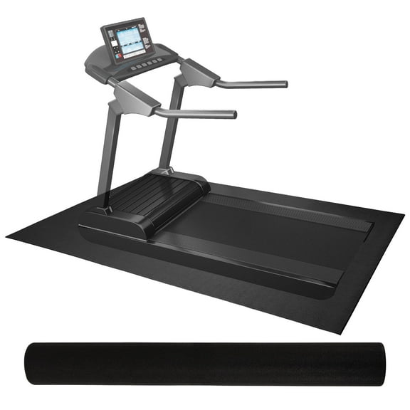 BalanceFrom 7x5 Feet High-Density Floor Mat for Home Gym Equipment, 1/4-Inch Thick PVC