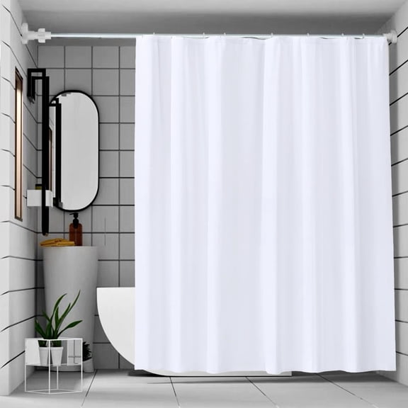 Djunllk Shower Curtain Liner 71 x 71 in Waterproof Shower Curtains for Bathroom Minimalist Bathroom Accessories Dry and Wet Separation