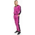 thumbnail image 3 of Notus Women Sweatsuits 2 Piece Set - Thick Fleece Lined Warm Long Sleeve Hoodies Sweatshirt Casual Sweatpants Tracksuit Lounge Set - Womens 2pcs Jogger Outfit Purple S, 3 of 7