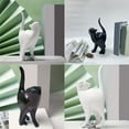 thumbnail image 2 of CIYISON Funny Resins Cats Statue Artistic Decors For Bookshelves Coffee Table Or Desk, 2 of 12