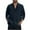 Navy, variant on Stamzod Mens Shirts Casual Stylish Solid Color Cotton and Linen Button Down Shirt Men Spring & Fall Long Sleeve Shirts for Men Blue C XXXL