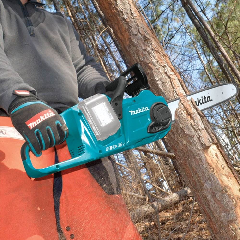 Makita 18V X2 LXT Lithium Ion Battery Brushless Cordless 14 Inch Chain Saw Tool Walmart