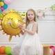 thumbnail image 5 of Jardín Decorativo 60 Cm, 5 Piezas Sun Flower Foil Globos Smiley Sunshine Aluminio Globo Cumpleaños Decoración Boda TUNC Sencillez, 5 of 5