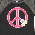 thumbnail image 4 of Inktastic Peace Sign Cute Daisy Flowers Girls Toddler T-Shirt, 4 of 5