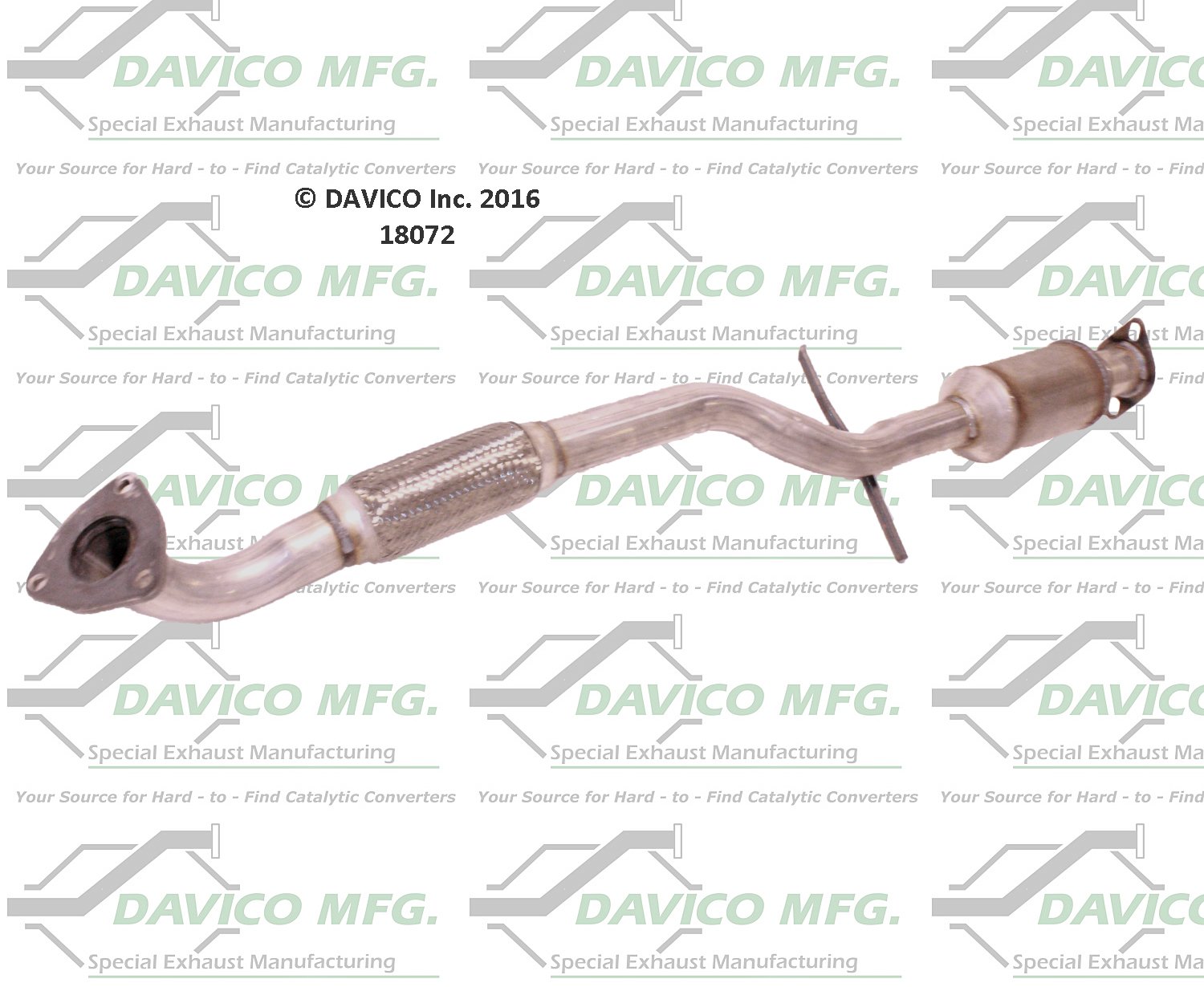 Davico Mfg 18072 Direct-Fit Catalytic Converter