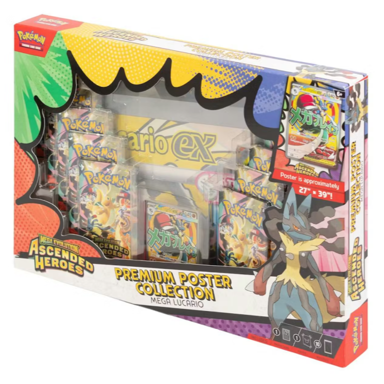 Pokemon TCG: Mega Evolution - Ascended Heroes Premium Poster