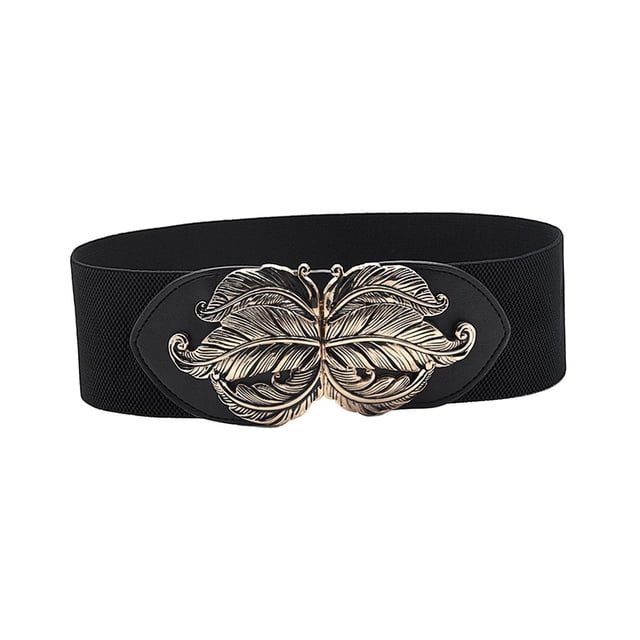 Cinturón elástico ancho para mujer, estilo vintage, accesorio para chaqueta o suéter