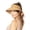 Natural, variant on Sun Visor Hats for Women, Beach Roll Up Large-Brimmed Straw Hat, Sun Protection UPF 50