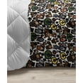 thumbnail image 3 of Woodsy Down Alternative Comforter, Furry Woodland Wild Animals in the Nature Squirrels Fox Birds, Microfiber Quilt for All Season, 5 Sizes, Beige Fawn, by Ambesonne, 3 of 3