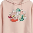 thumbnail image 3 of Disney - Alice In Wonderland - Hatter And Hare Daisy - Juniors Cropped Pullover Hoodie, 3 of 5