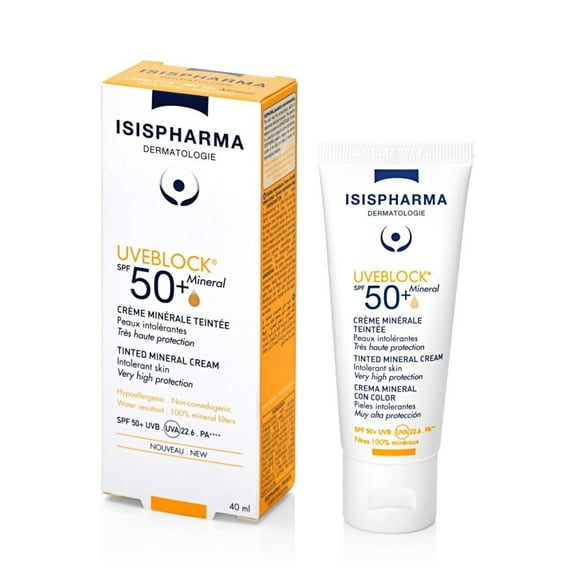 Isispharma Uveblock Tinted Mineral Cream 40 ml