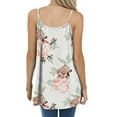 thumbnail image 3 of Innerwin Camisole Solid Color Women Tank Tops Party Sleeveless Loose Cami White 2XL, 3 of 4