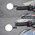 thumbnail image 5 of Dkmotork 001-B Espejos Cafe Racer Espejos Laterales Retrovisores Plegables Para Motocicleta, Color Negro, Para Manillares 7/8, Compatibles Con Bicicletas De Calle, Scooters Deportivos, Chopper Cruiser, 5 of 5