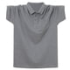 thumbnail image 1 of Camisas de Lino de los Hombres de Manga Corta Sobredimensionada, Botón Casual de Color Sólido para Caminatas, Deportes Y Uso Diario, 1 of 8