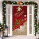 thumbnail image 1 of Christmas Door Cover Decoration Christmas Door Cover Door Hanging Party Decoration Door Cover Tapestry, 1 of 8