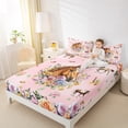 thumbnail image 4 of Erosebridal Farmhouse Horse Twin Sheet Sets,Chic Botanical Flower Bedding Twin Size,Western Cowgirl Style Bed Sheets Set Twin Size,Microfiber Bedroom Decor，3pcs, 4 of 8