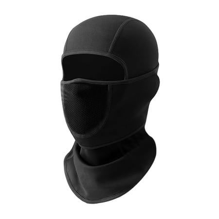 AJGRHE Winter Hat with Movable Face Ski Design for Men Women Outdoor Cold Weather Skiing Work Black One Size
