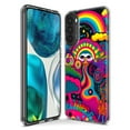 thumbnail image 3 of MUNDAZE Motorola Moto G Fast Psychedelic Trippy Hippie Night Walk Shockproof Clear Hybrid Protective Phone Case Cover, 3 of 5