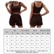 thumbnail image 2 of Trajes De Dos Piezas Conjunto de muebles para el hogar para mujer, suelto, sin mangas, de punto, para ocasiones diarias (café M) Cgtredaw Para estrenar, 2 of 6