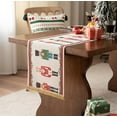thumbnail image 2 of Fennco Styles Nutcracker Fringe Holiday Table Runner 14" W X 60" L - Multicolored Soldier Print Festive Table Cover for Christmas Décor, Banquet, Family Gathering and Special Events, 2 of 8