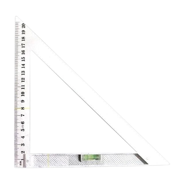 Clearance! beishanbush 45 90° Angle Strike Angle 200Mm To 300Mm Carpenter Angle Angle Angle Aluminum Metric Triangular Ruler Carpenter Angle for Precise Marking and Drawing One Size Multi-Color