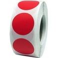 thumbnail image 1 of Étiquettes de Codage de Couleur Amovibles Rouges 0.75 Pouces Pouce Rond - Lot de 500 InStockLabels.com, 1 of 1