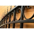 thumbnail image 3 of ALEKO Prague Style Steel 18 ft Swing Dual Driveway Gate with Pedestrian Gate, 3 of 12