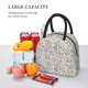 thumbnail image 5 of Balery Fairy Floral Bolsa de Almuerzo para Mujeres, Caja de Almuerzo, Bolsa de Almuerzo Pequeña Impermeable, Tote de Almuerzo Reutilizable con Gran Capacidad, 5 of 6