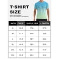 thumbnail image 5 of APTRO Men's and Big Men's Workout Shirt Athletic Core Shirt Quick Dry Moisture Wicking Short Sleeve Performance T-Shirt Gradient Blue Green,Sizes S-3XL, 5 of 7