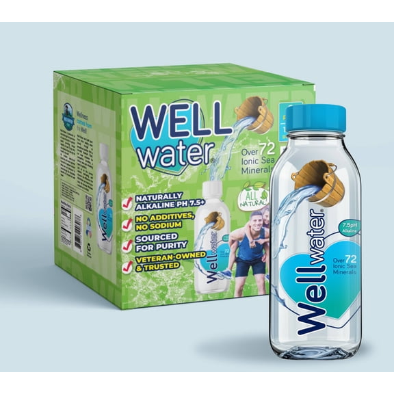 Body Aqua Alkaline Waters 6 Pack, 6 Fl Oz