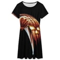 thumbnail image 3 of Halloween Women's Dress Short Sleeve Summer Sundress Summer Women Clothes, 3 of 7