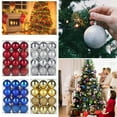thumbnail image 3 of Christmas Ball Ornaments 24Pcs 1.18-Inch Christmas Tree Decorations for Xmas Tree Balls, Ideal for Holiday Christmas Party Wreath Tabletop Tree Decor Ornaments, 3 of 12
