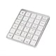 thumbnail image 1 of Teclado Numérico Bluetooth de 28 Teclas, Inalámbrico, Portátil, para Tableta, Portátil, Recargable, Digital., 1 of 6