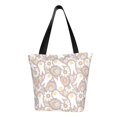 thumbnail image 1 of Disketp Retro Hippie Groovy Easter bunny Bolsa de Hombro Casual para Mujer, Bolso Cruzado para Compras, Viajes y Uso Diario, 1 of 6