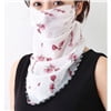 thumbnail image 1 of Maoww Women Summer Chiffon Bandana Cycling Face Neck Protection Sunscreen Printed Breathable Scarf, 1 of 8